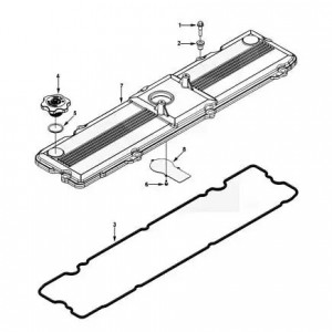 Изолятор вибрации крышки клапанов КАМАЗ Камминз ISLe, 6CT (3959799) (Haffen) 0572 HAFFEN