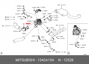 ПРОКЛАДКА 1542A154 1542A154 MITSUBISHI