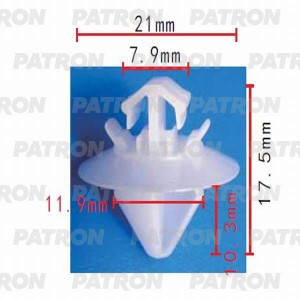 Клипса CITROEN C4 крепления молдинга двери передней PATRON P370298 PATRON