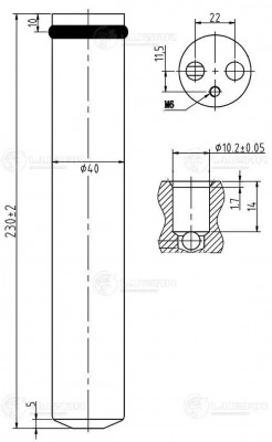 Осушитель кондиционера NISSAN Maxima (99-08) LUZAR LCR 1162 LUZAR
