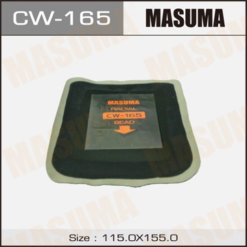 Заплатка для боковых порезов (155х115мм) кордовая MASUMA CW165 MASUMA