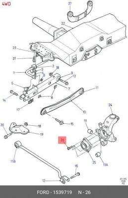 Болт 1539719 1 539 719 FORD