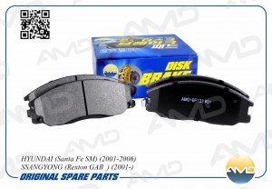 Колодка дискового тормоза 58101-26A20AMD.BF133 AMD(HSB) AMDBF133 AMD.BF133 AMD