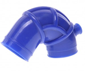 Патрубок ГАЗ-3302 дв.ЗМЗ-40524 ЕВРО-3 воздухоподводящий синий силикон MEGAPOWER 13016019 MEGA POWER