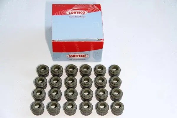 Колпачок маслосъемный комплект из 24 шт 8x11,6x14,8x10,9mm  Volvo Bus D9/13; FH/ 19036977 CORTECO