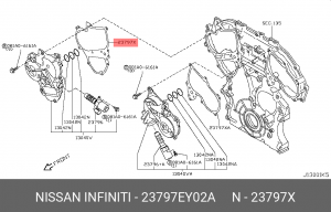 ПРОКЛАДКА КЛАПАННОГО МЕХАНИЗМА 23797-EY02A 23797EY02A NISSAN