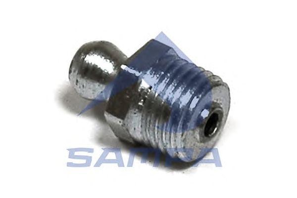 пресс-масленка прямая BPW/MB/MAN/Volvo/SCANIA/DAF/IVECO/RVI, M10x1 112.005 SAMPA