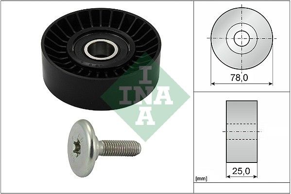 Ролик обводной PEUGEOT 406, 407 (-10247) 532043910 532 0439 10 INA