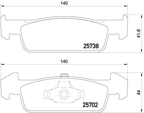 Колодки тормозные P68060 P68060 BREMBO