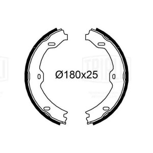 Колодки торм. Mercedes E (W211) (02-) барабан. ст. торм. 180x25 (GF 4609) GF4609 TRIALLI