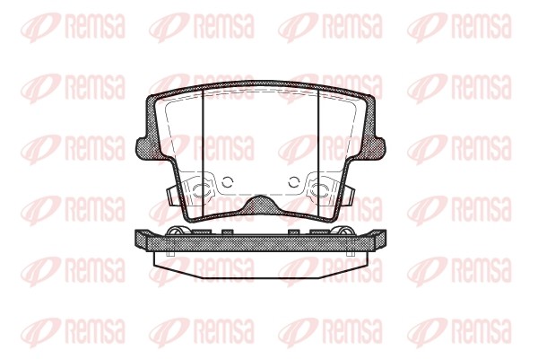1127 08 FDB1953 [05142561AA] !колодки дисковые з.\ Chrysler 300C 2.7/3.5/5.7/6.1 1127.08 REMSA