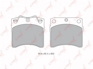колодки дисковые передние!\ VW T4 1.8-2.5/1.9-2.4D/2.5TDi 92-03 BD-8023 LYNXAUTO