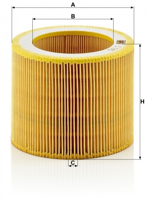 Фильтр возд.! EVOBUS MB Setra S 400/Tourismo II M/ L C1140 MANN FILTER