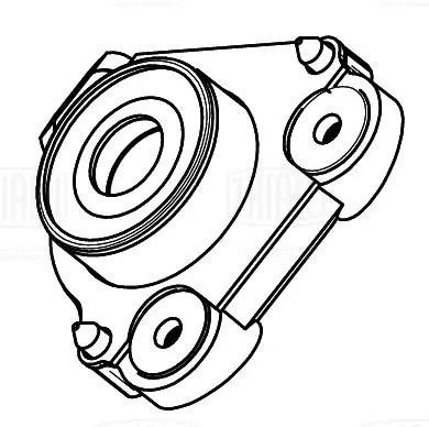 Опора амортизатора для а/м Fiat Ducato 244 (02-)/Ducato 250 (06-) (перед. прав.) SA 1652 TRIALLI