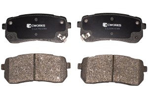 Тормозные колодки задние, Low Metallic C12CR0185 C12CR0185 CWORKS