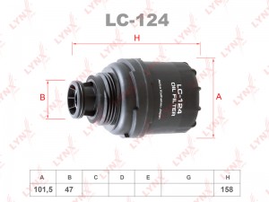 фильтр масляный! ГАЗ, ГАЗель Бизнес дв. Cummins LC-124 LYNXAUTO