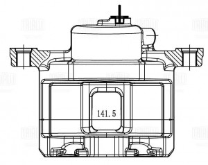 Суппорт торм. Opel Frontera A (91-)/B (98-) перед. лев. d=60мм (CF 211301) CF 211301 TRIALLI