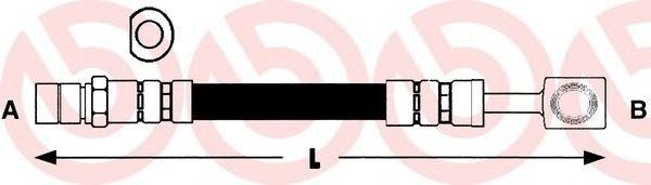 Шланг тормозной T59009 T 59 009 BREMBO
