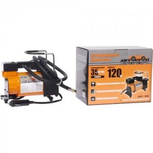 Компрессор автомобильный 35л/мин. 10атм. 14А 12V в прикуриватель АВТОСТОП AC58 AVTOSTOP