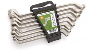 Набор ключей накидных  8пр (6-22мм) (холдер) /ДЕЛО ТЕХНИКИ/ 512580 DELO TEHNICI