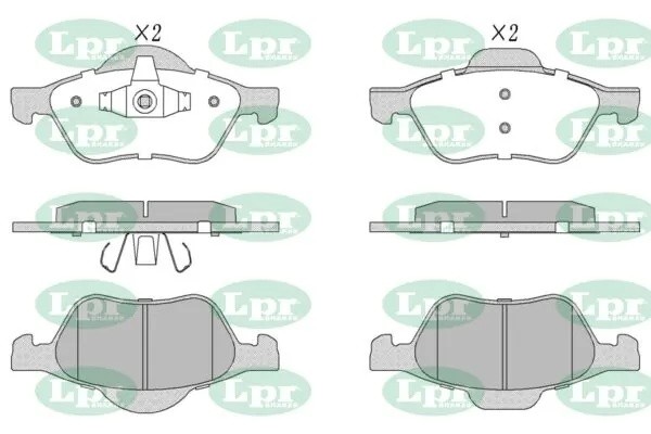 Комплект тормозных колодок 05P1279 05P1279 LPR