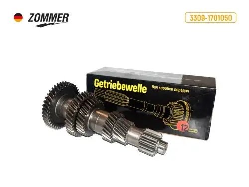 Вал промежуточный КПП ГАЗ 3309 33091701050 ZOMMER