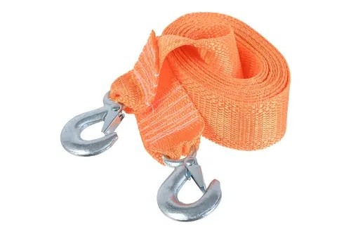 трос буксировочный! лента, 5т, 4м, с крюками\ BRX0080021 BRIX
