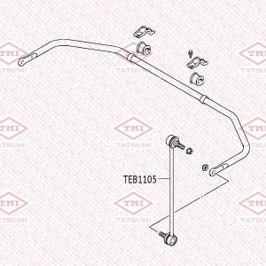 Тяга стабилизатора передняя L/R SUZUKI Splash/Swift 05-OPEL Agila 08- TEB1105 TEB1105 TATSUMI