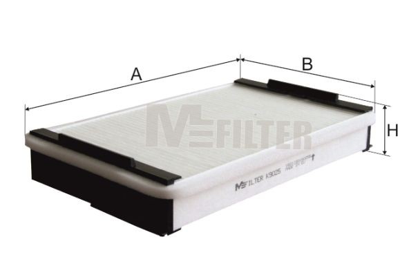 фильтр воздушный! кабины 251x151x45.5 \ DAF CF85 01> K9025 MFILTER AUTOMOTIVE FILTERS