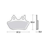Колодки дисковые MCB799SH MCB799SH TRW LUCAS