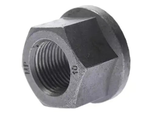 Гайка М24х2.0х24 стремянки передней МАЗ с насечкой тефлон MEGAPOWER 900-00-034 MEGA POWER