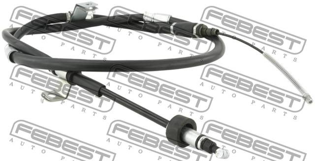 Трос ручника левый HYUNDAI ix35 12100-IX35LH 12100-IX35LH FEBEST