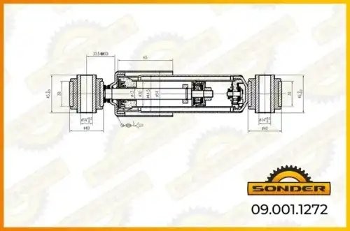 Амортизатор кабины RVI о.н 7482039600 — 2 года безусловной гарантии 090011272 SONDER