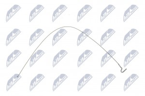 трос ручника! центральный 430мм\ Ford C-Max 06-14/Galaxy 06-14/S-Max 06-14 EZCFR068 NTY