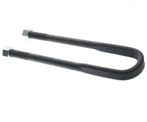 Стремянка МАЗ полуприцепа рессоры задней L=455мм;М27х2мм кованая в сборе MEGAPOW 29017083 MEGA POWER