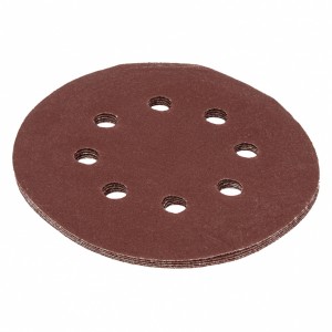 Круг шлифовальный на липучке D125 P220 8 отверстий 5шт. MATRIX 73809 MATRIX