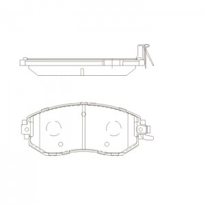 Колодки тормозные SUBARU Baja 2002 ~ 2006 / BRZ 2011 ~ 2021 / Exiga 2008 ~ 2015  GK1362 CTR