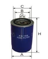 Фильтр топливный FG109 FG 109 GOODWILL