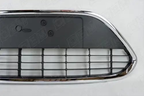 Решетка в бампер нижняя Ford Focus 2 2008-2011, под хром, текстурная OEM3693 OEMPARTS