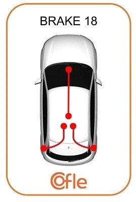 трос ручника правый! L1932/1770\ MB W163 2.3-5.4i/2.7CDi/4.0CDi 98> 92.10.9513 COFLE