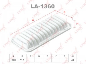 TOYOTA YARIS 1.0 16V  99> LA-1360 LYNXAUTO