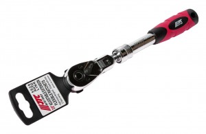 Ключ трещотка 3/8" 72 зуба 240-340мм шарнирный телескопический с резиновой рукоя JTC-5029 JTC TOOLS