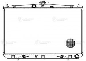 Радиатор охл. для а/м Lexus RX 270/350/450h (09-) LRc1956 LRC1956 LUZAR