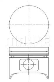 Стартер 24V 5,5 KW RVI MITSUBISHI MS 782 MAHLE KNECHT
