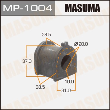 втулка стабилизатора заднего! d20\ Toyota Avensis/Caldina 02-08 MP1004 MASUMA