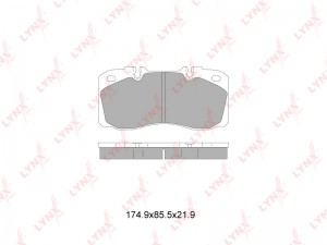 Колодки тормозные передние подходит для IVECO Daily 3.0D 06 BD-2831 BD-2831 LYNXAUTO