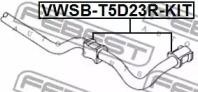 Втулка заднего стабилизатора d23 (комплект-4шт)  VWSB-T5D23R-KIT VWSB-T5D23R-KIT FEBEST