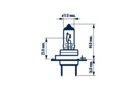 Лампа H7 24V 70W PX26D (Упаковка C1 ) 487283000 487283000 NARVA