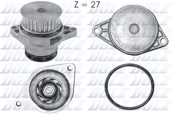 Насос водяной VW GOLF IV 1.6 A-200 A200 DOLZ