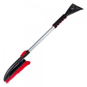 Щетка со скребком телескопическая 84-117см черно-красная ARNEZI A0401025 ARNEZI